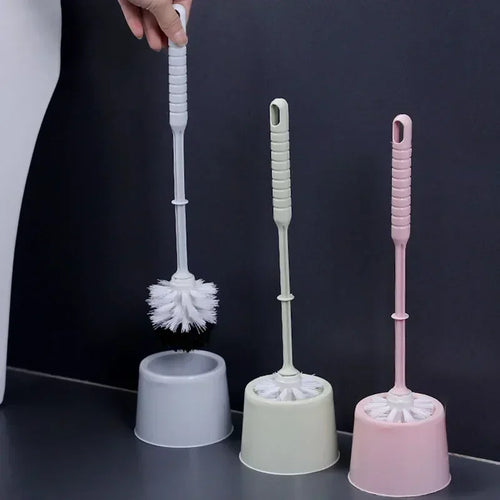 Luxury toilet brush with long handle and soft bristles - vue 2 sur 8