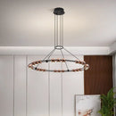 Modern LED bean-shaped chandelier for luxury living room