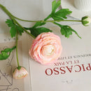 Realistic decorative silk lotus branch artificial flowers