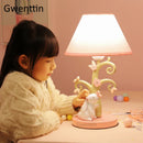 Decorative cartoon rabbit table lamp for children