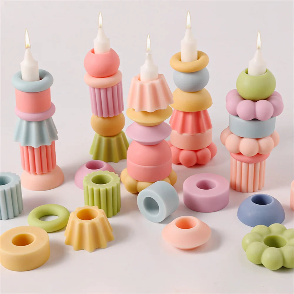 silicone candle mold for scented craft creations