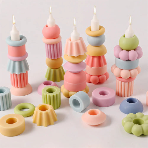 silicone candle mold for scented craft creations - vue 2 sur 16
