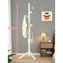 X&amp;D Solid Wood Coat Rack, Floor Hanging Clothes Rack Simple Modern Bag Rack Bedroom Household Single Pole Vertical Drying Rack