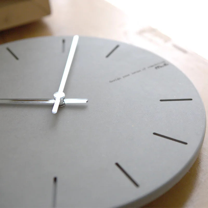 modern design wall clock quartz silent interior decoration - vue 3 sur 6