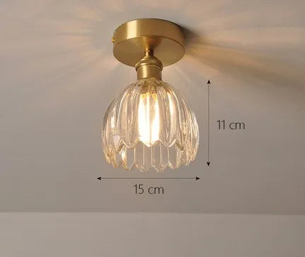 Modern glass ceiling light for bright indoor and outdoor spaces - vue 11 sur 30