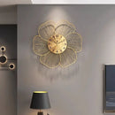 designer metal wall clock for a modern and refined interior