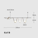 Minimalist creative LED pendant light for indoor lighting