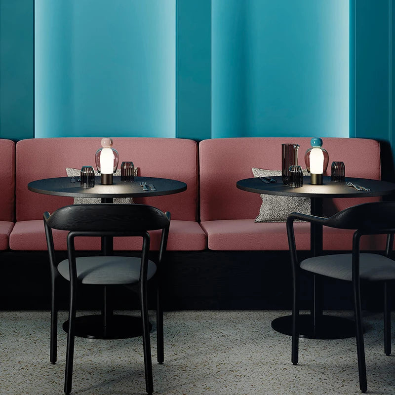 Modern table lamp with USB charging and minimalist design