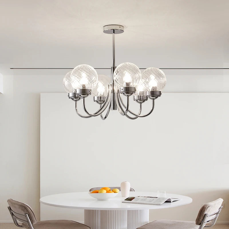 Medieval style art glass chandelier for interior décor - vue 3 sur 8