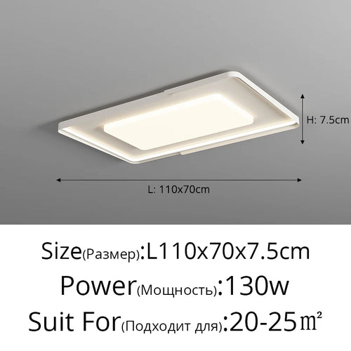 Modern dimmable LED ceiling light for all spaces - vue 12 sur 12