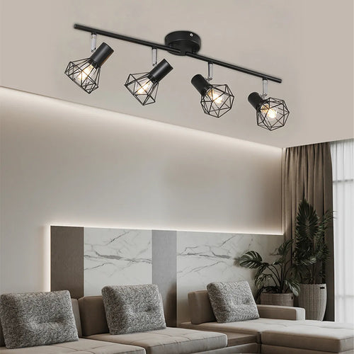 Adjustable LED ceiling wall light for shop and showroom decor