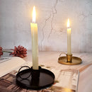 Elegant modern iron taper candle holder for weddings