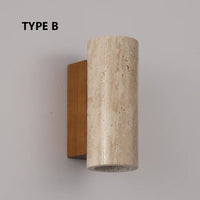 Natural stone LED wall light nordic decoration