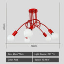 Modern sputnik chandelier industrial style for elegant interiors