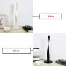 Modern dimmable spiral floor lamp in aluminium and acrylic
