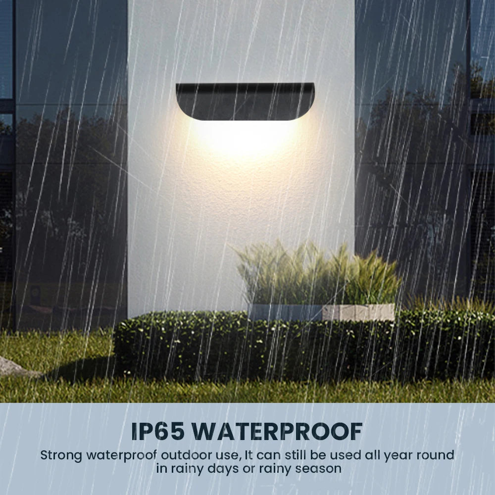 LED wall light IP65 waterproof for indoor and outdoor bedroom, staircase, balcony, corridor, and garden lighting
