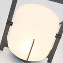 Modern solar floor lamp for indoor and outdoor use