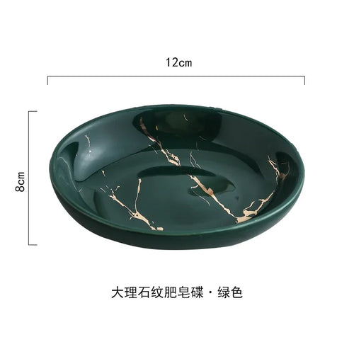 decorative ceramic bathroom set with accessories - vue 16 sur 24