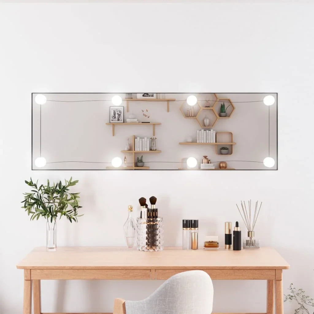 wall mirror with LED lighting for interior decoration - vue 7 sur 7