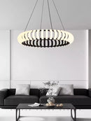 Modern round nordic LED designer pendant lamp for atmospheric decor