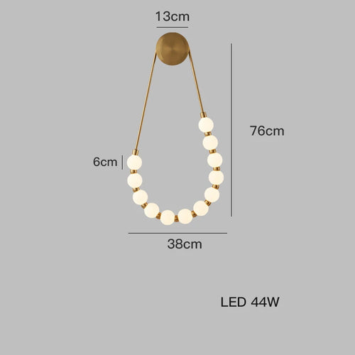 Modern fantasy house LED wall light - vue 12 sur 11