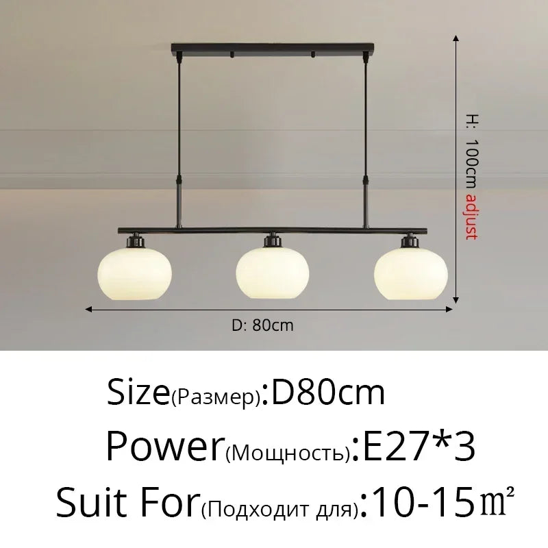 Simple nordic style modern pendant light indoor decoration - vue 19 sur 19