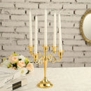 Metal conical candle holder for events and elegant decorations