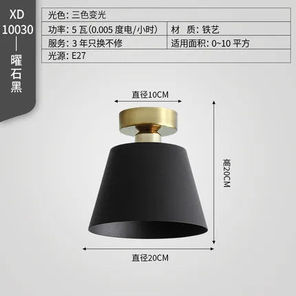 Modern minimalist LED ceiling light for interior decoration - vue 6 sur 8