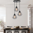 Modern pendant with LED heads for contemporary interiors