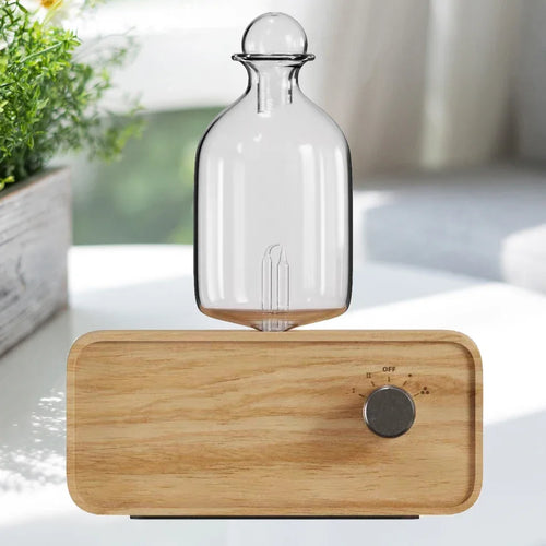 glass essential oil diffuser with professional nebulizer - vue 2 sur 7