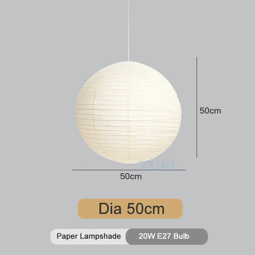 Vintage paper LED chandelier for indoor lighting - vue 11 sur 11