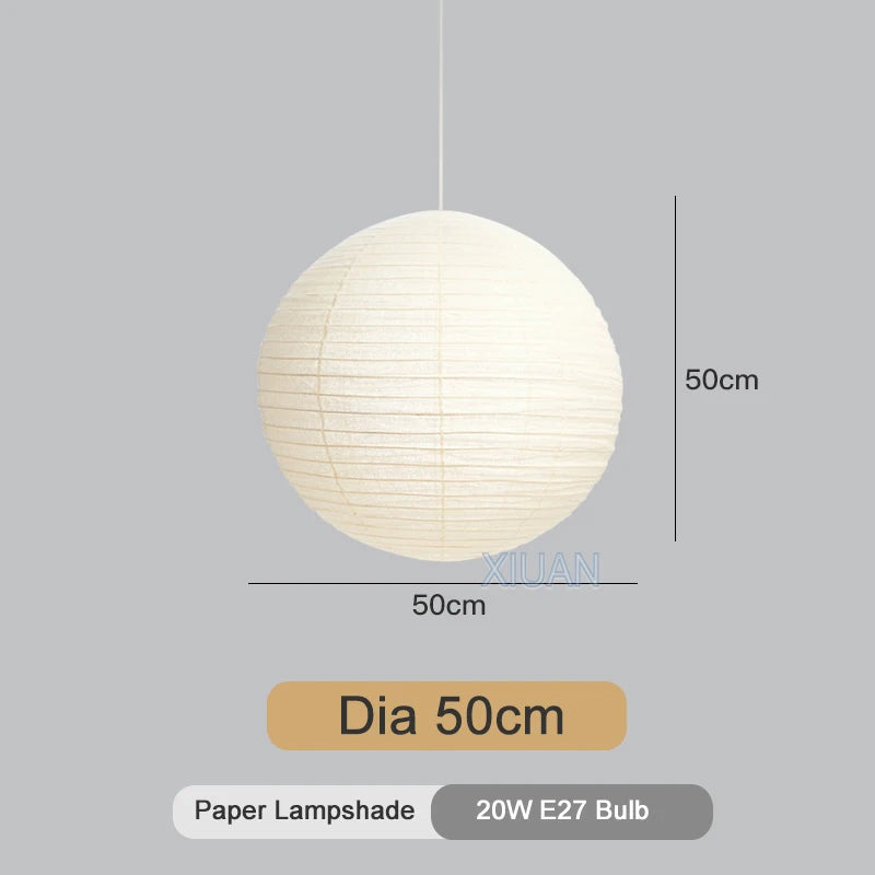 Vintage paper LED chandelier for indoor lighting - vue 10 sur 11