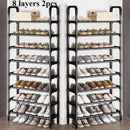 trendy space-saving 5-tier metal shoe rack