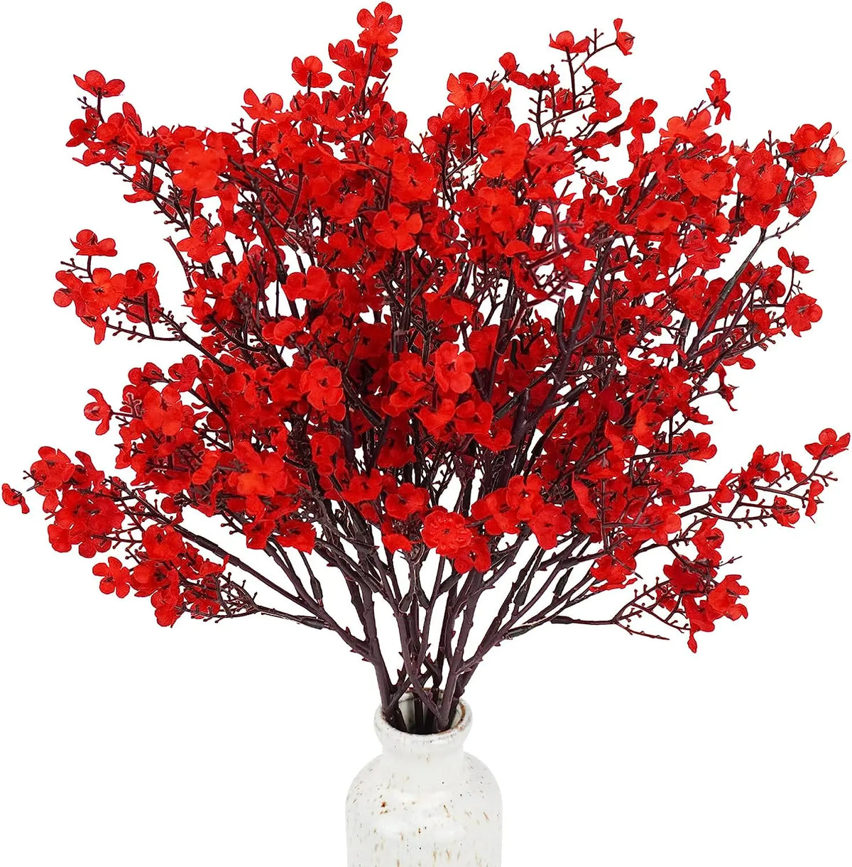 Artificial cherry blossom and gypsophila flowers for wedding and vase DIY decoration