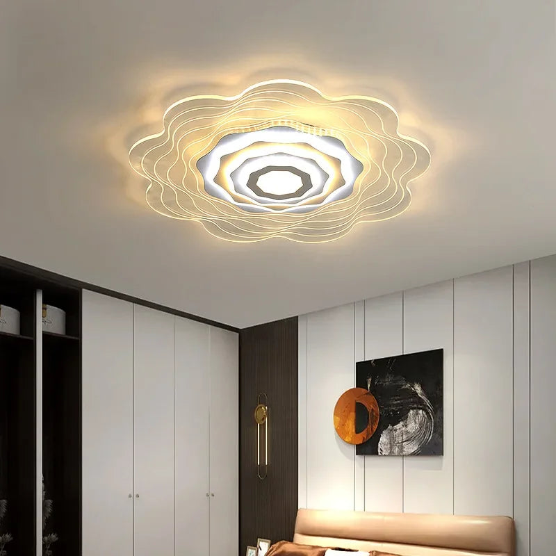 Modern acrylic LED ceiling light for elegant interiors