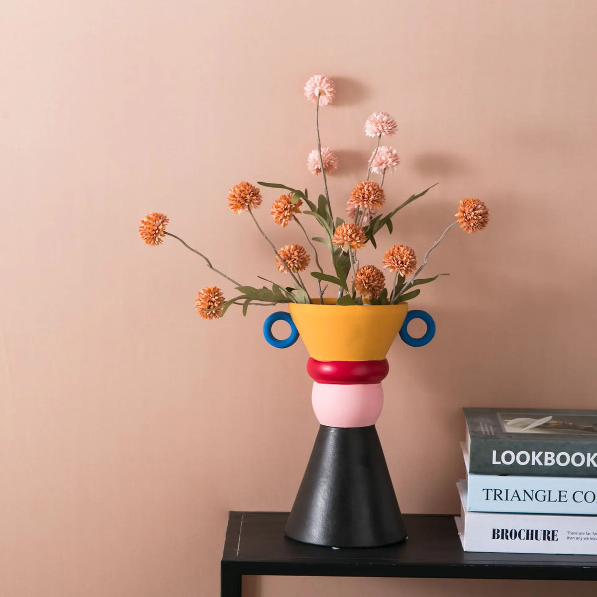 modern ceramic vase for elegant floral decoration