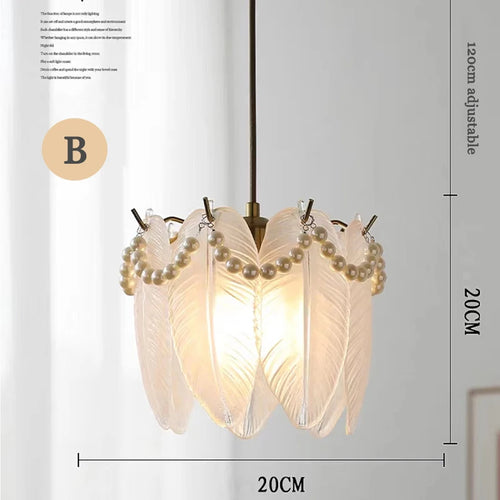 Modern glass chandelier with minimalist design for elegant interiors