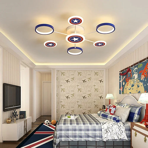 Decorative LED ceiling light for modern and elegant interiors - vue 4 sur 8