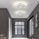 Modern minimalist crystal LED ceiling light