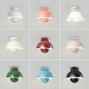 Modern semi-circular LED ceiling light for hallway balcony and staircase