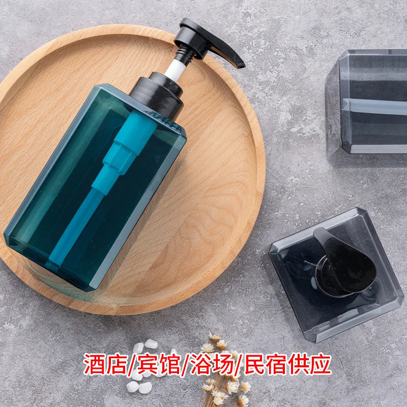 wall-mounted liquid soap dispenser for disinfectant and shower gel