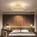 Adjustable modern ceiling light with remote control for interior decor