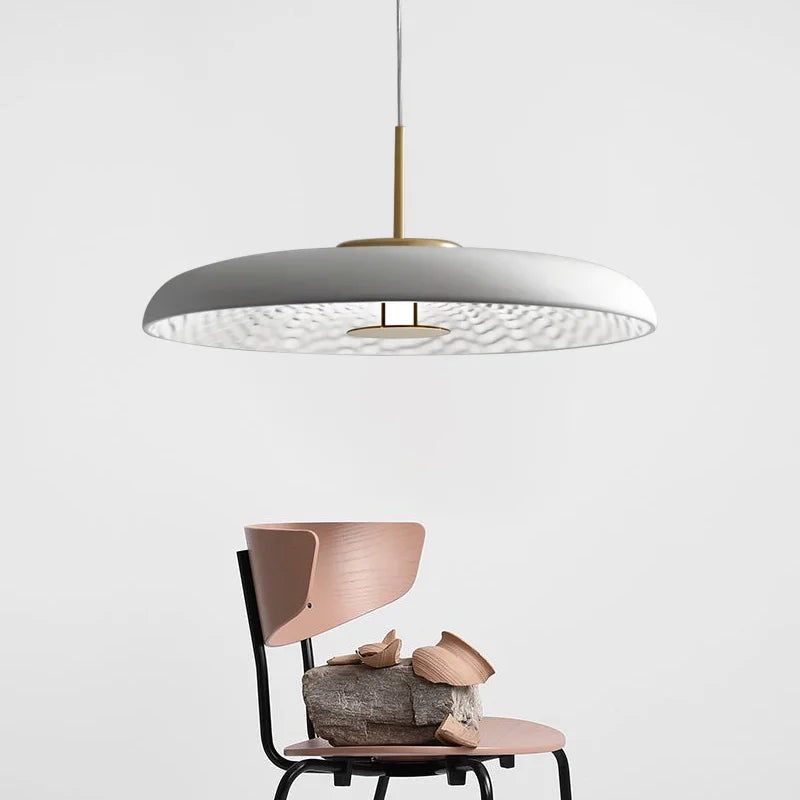 Creative corrugated pot pendant light for restaurants and shops