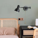 Modern telescopic wall light foldable minimalist reading lamp