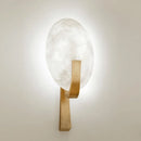 Nordic copper and marble modern design LED wall light