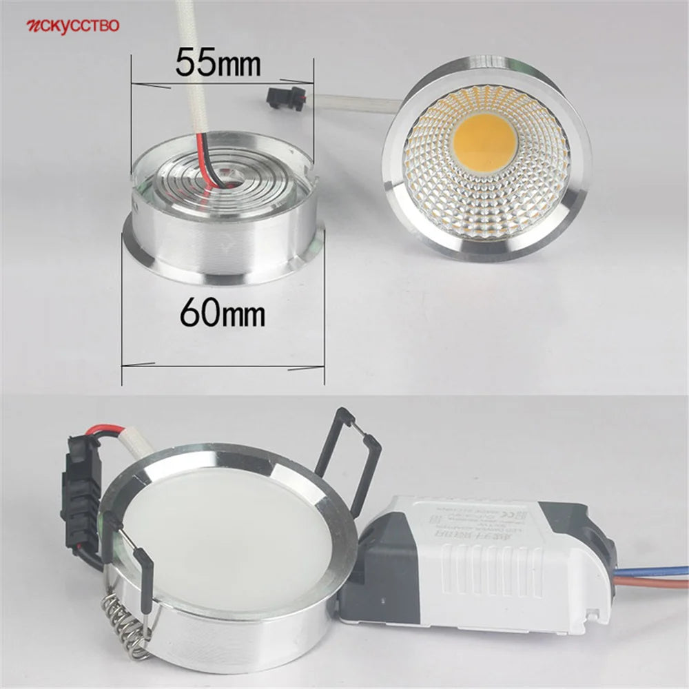 European style recessed spotlight for indoor lighting