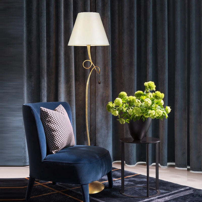Modern nordic LED metal floor lamp for home lighting decor