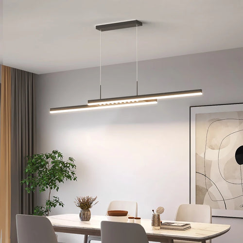 Modern LED ceiling light for interior and elegant ambience - vue 5 sur 9