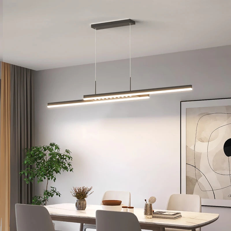 Modern LED ceiling light for interior and elegant ambience - vue 5 sur 9