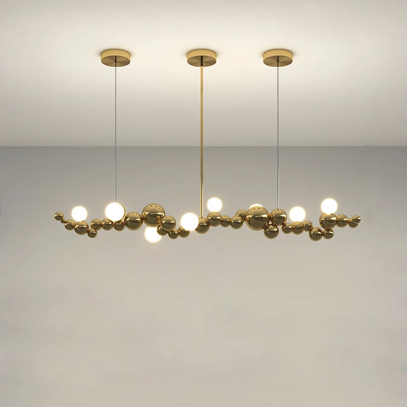Artistic dimmable LED pendant chandelier